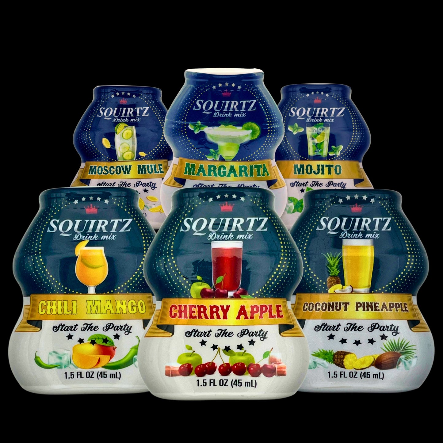 Pack of 3 Margarita, Mojito ,Moscow Mule