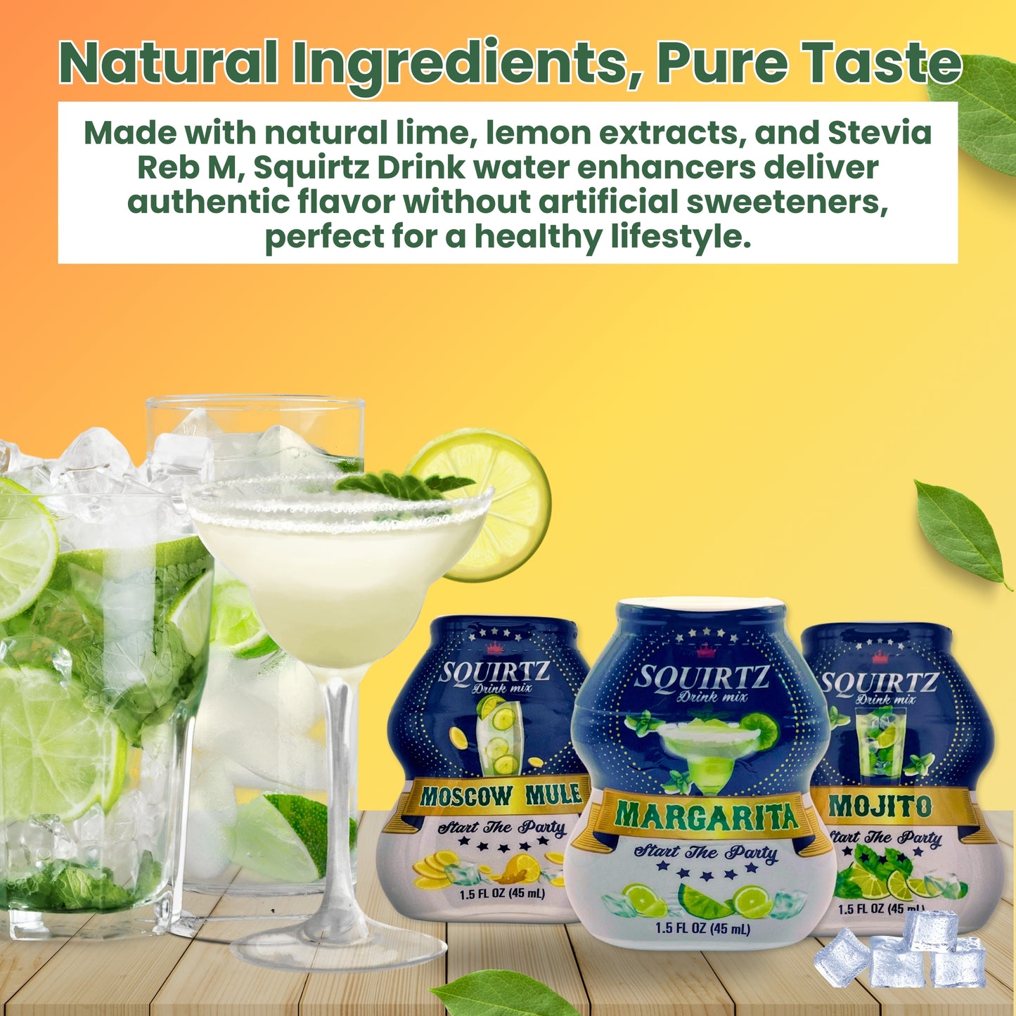 Pack of 3 Margarita, Mojito ,Moscow Mule
