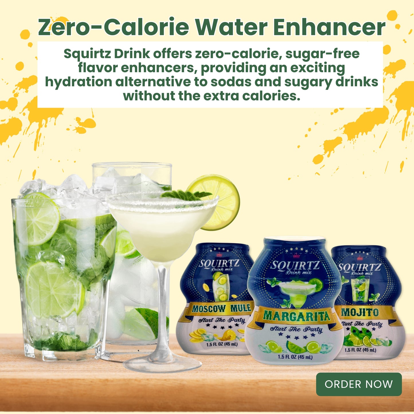 Pack of 3 Margarita, Mojito ,Moscow Mule